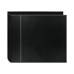 Pioneer 12×12 Scrapbook Binder 3-Ring Album Black on Black Photo Storage