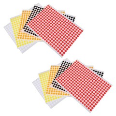 Colored Dot Stickers Self Adhesive Round Labels for Office Sorting and Packaging