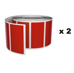 Rectangular Stickers 40mmx19mm (1.5″ x 0.75″) Marking Labels 2 Rolls(1000-Pack)