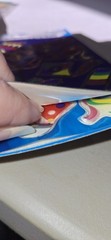 Vintage Stickers Chrome Kites Paper Magic 2 Sht 1 Pkg