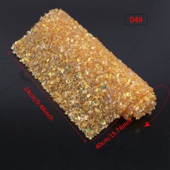 Bling Car Diamond Crystal Rhinestone Adhesive Sticker Sheet Diamante Crafts Glue