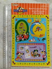 Vintage Sandylion Photo Scrapbook Stickers Mickey Mouse Minnie Vacation Roadtrip