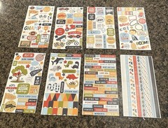 Echo Park ALL BOY Sticker Book 16 Pages Icons Letters Words Phrases