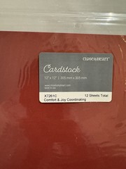 Close To My Heart “Compfort And Joy Coordinating 12 Sheets” Rare And New