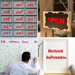 232 Pieces 24 Sheets Red Letter Stickers Large Bulletin Board Letters for Classr