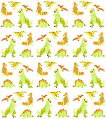 Mrs Grossman’s mini Dinosaurs T-Rex Stegosaurus Scrapbook Stickers! 3 Strips