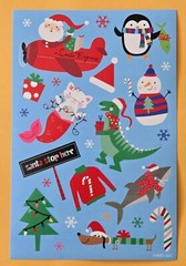 Merry Christmas Sticker Single Sheet