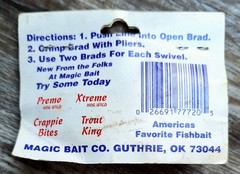 50 Brass Brads Fishing Trotline Jug Limb Lines NEW & SEALED!! AMERICAN MADE