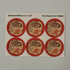 Trend Cinnamon Roll Scratch ‘n Sniff Sticker Sheet How Sweet It Is! T-83628