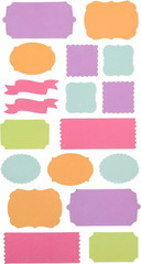 Sticko BRIGHT SOLID LABELS Stickers – 18 pcs