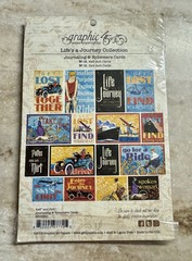 Graphic 45 *LIFE’S A JOURNEY* Journaling & Ephemera CARDS Brand 2019 NEW