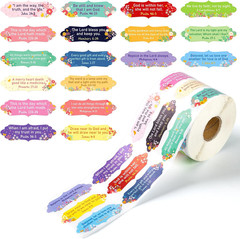 1400Pcs Bible Verse Sticker Scripture Inspirational Sticker Religious Faith Labe