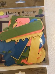 Pixie Press Vibrant Tags Mix Coordinated Die Cut Shapes Bright Colors Scrapbook