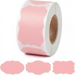 300 Pcs Kraft Labels Stickers 1.2×2 Inch 3 Decorative Designs Writable Gift