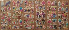 Trolls 6 sheets high detail 3D puffy stickers