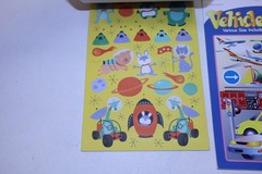 Lot of 9 Darice Sticker Books 5 Unique Assorted Themes Construction Vehicles Sea