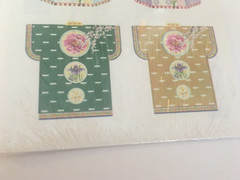 Punch Studio Gifted Stickers Japanese Kimonos Clothing Tops Scrapbooking Asia