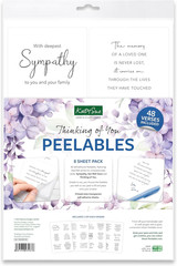 Designs Thinking of You Peelables Stickers for Card Making. 48 Peelable Verses &