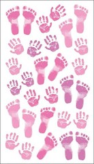Sticko Stickers Pastel Baby Girl Prints