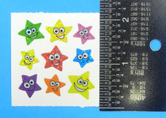 Prismatic Happy Stars Sandylion Sticker Mod Sheet 2″x 2″