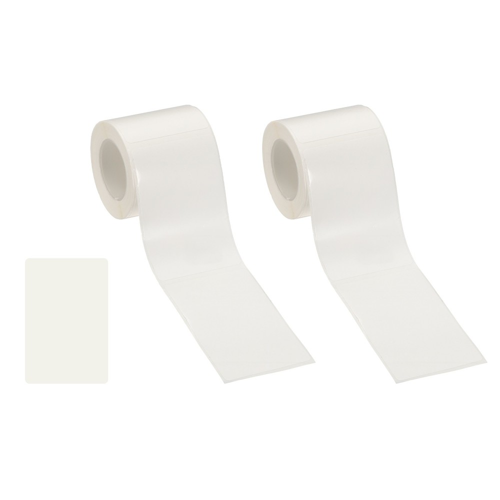 220 Pcs Thermal Sticker Paper, 1.6×2.4″ Square Thermal Printer Label, White