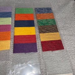 Colorbok NEW HUGE LOT Sticky Stitches primary neutral heather scrapbooking 105yd