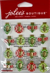 Jolee’s Boutique Dimensional Embellishments ~ Colorful Ornament Repeat ~ 16 Pc