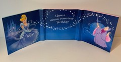 Lot Disney Theme Stickers New (5) & Card (1) Princesses, Peter Pan, Cinderella