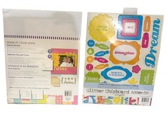 Lot of 2 Scrapbooking Chipboard Embellishments Best Occasions Colorbok New