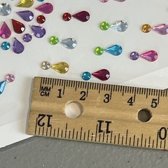 Stickers Starburst Gems Multi Color Jewels Rhinestones Bling Crafter’s Square