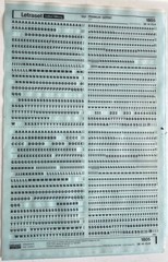 Letraset Instant Lettering Transfer Letters Franklin Gothic, Beton (6) sheets