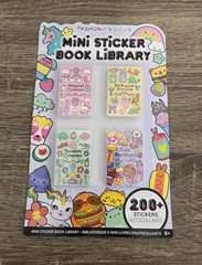 Fashion Angels Super Cute Mini Sticker Book Library for Crafts 200+ New