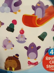 Mindware Penguins Stickers 40 Count With Fold Out Winter Scene