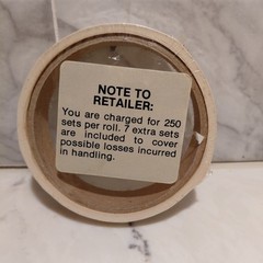 Toots by Cardesign Vintage Sticker Roll New In Packaging