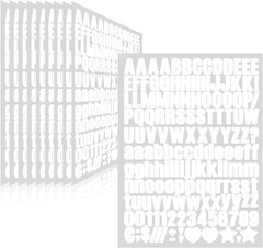 Extensive 1550-Piece Vinyl Letter Sticker Set – Perfect for Personalization
