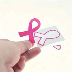 10pcs Pink Ribbon Stickers, Breast Cancer Awareness