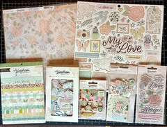 Crate Paper GINGHAM GARDEN Paperie, 6×8 12×12 Paper, Stamps, Ephemera Chipboard