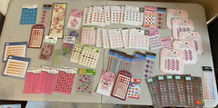 Huge lot of Bling Gems Crystals Scrapbooking Craft Stickers Various brands