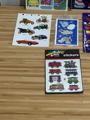 New Vintage 80’s 90’s Vehicle Stickers Lot 26 Sheets Transportation Cars Foil