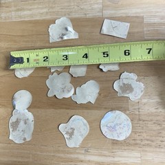VTG Christmas Seals Presto Stick Self Adhesive Lot Santa Die Cut Set Read