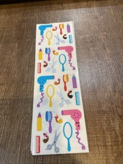 Mrs. Grossman’s 1998 Beauty Salon Hairdresser Haircut Sticker Sheet 32 Stickers