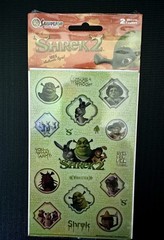 Unopened – Y2K Vintage Sandylion Cartoon Stickers lot SpongeBob & Shrek 2