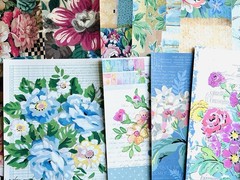 Scrapbook Junk Journal Collage Art Paper Crafting Kit 12 Pages Each 8.5×11” #BE6