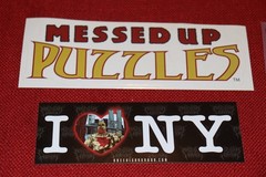 Lot of 8 STICKERS / Magnet NEW Sticker Bundle Horror Fright Rags Messed Puzzles