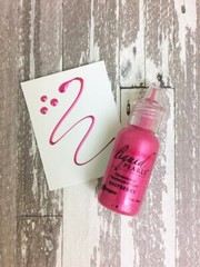 Ranger, Liquid Pearls, Pearlescent Paint, Add Dimension, Raspberry, Pink Paint