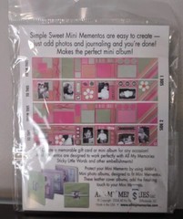 All My Memories Mini Mementos 12 Panel Mini Accordion Album Toadstool