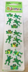 NEW Vintage Sandylion Stickers Glitter Foil Frogs Scrapbooking