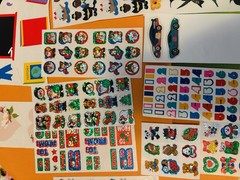 Huge Vintage Sticker Lot Sandylion Mrs Grossmans 90s Disney Vintage Lisa frank