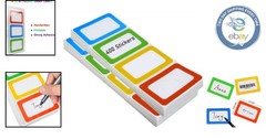 Strong Adhesive Name Tags – 3.5×2.25 Size, 400 Colorful All-Purpose Stickers