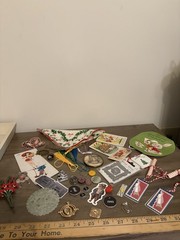 VTG To Modern Junk Journal Scrapbooking Lot. Ephemera Photos Cards Trinkets More